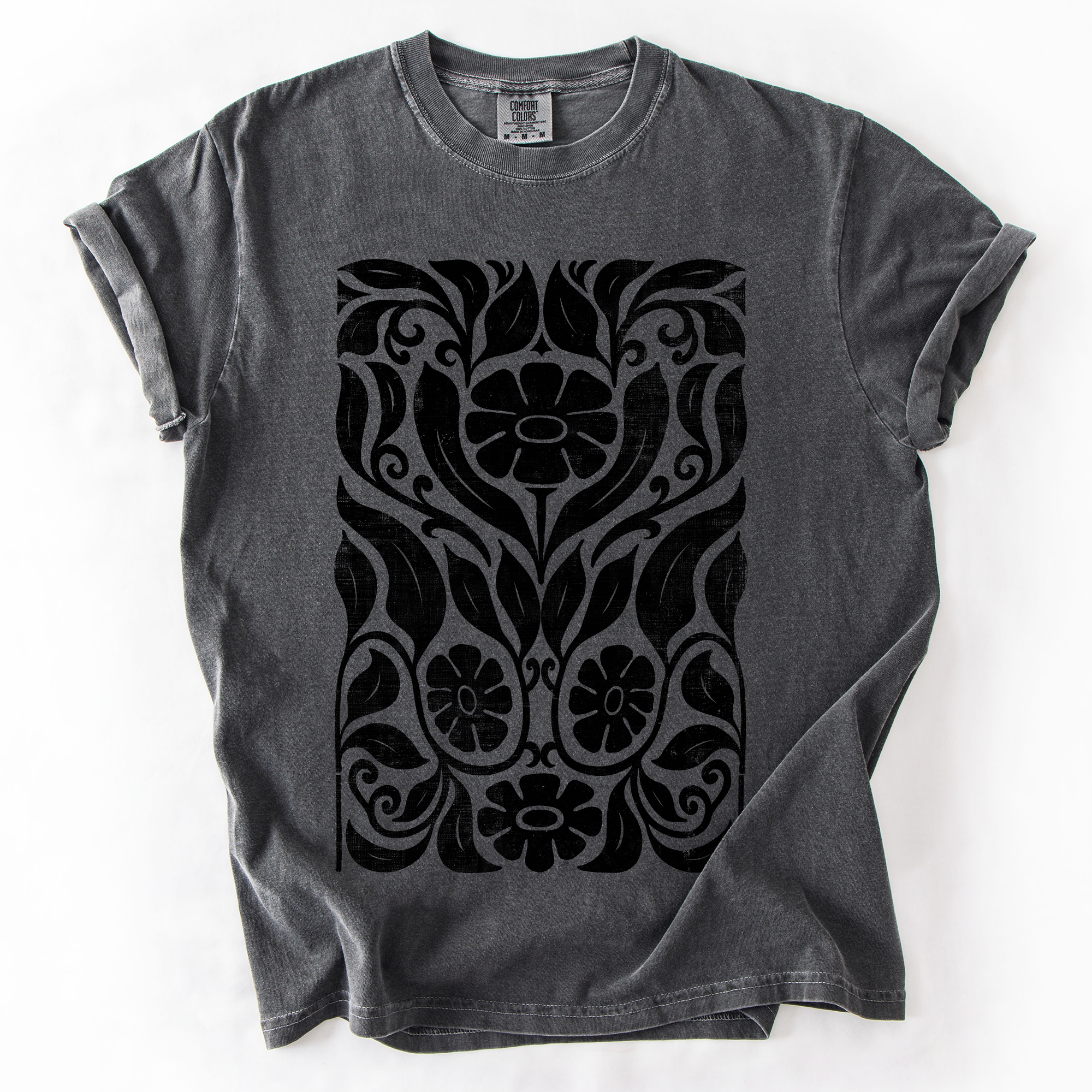 Big Bloom Daisy Flower, Vintage Boho, Nature, Comfort Colors T-Shirt Refinery No. 1