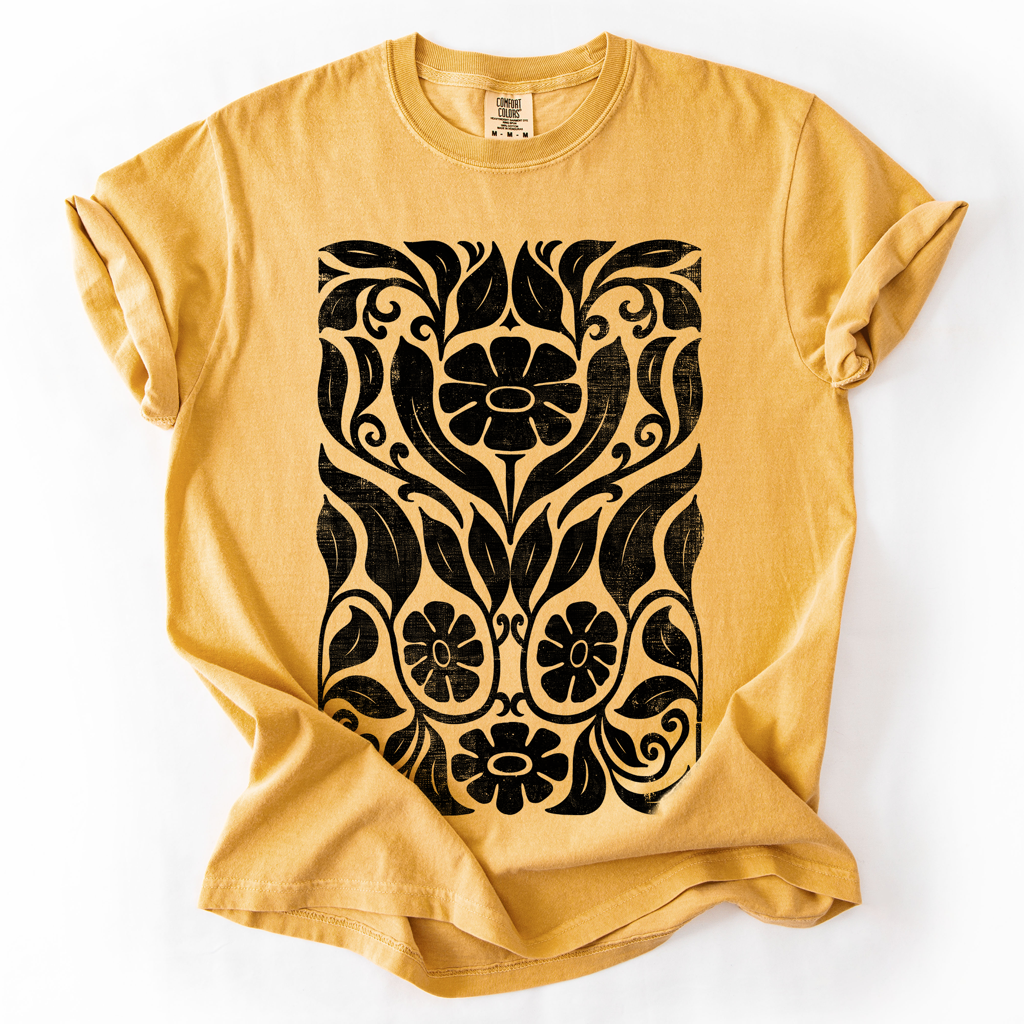 Big Bloom Daisy Flower, Vintage Boho, Nature, Comfort Colors T-Shirt Refinery No. 1