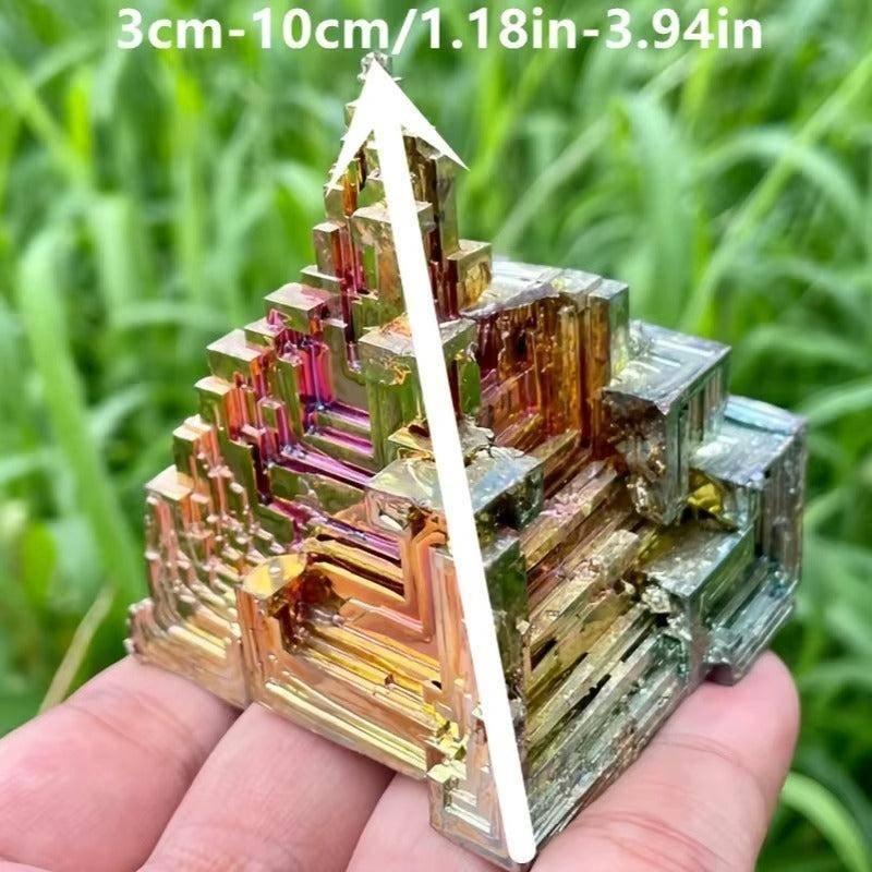 Bismuth Crystal Freeform Castle Iridescent Rainbow Crystal Destiny