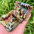 Bismuth Crystal Freeform Castle Iridescent Rainbow Crystal Destiny