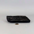 Black Tourmaline Crystal Raw Hunk Elongated Specimen Crystal Destiny