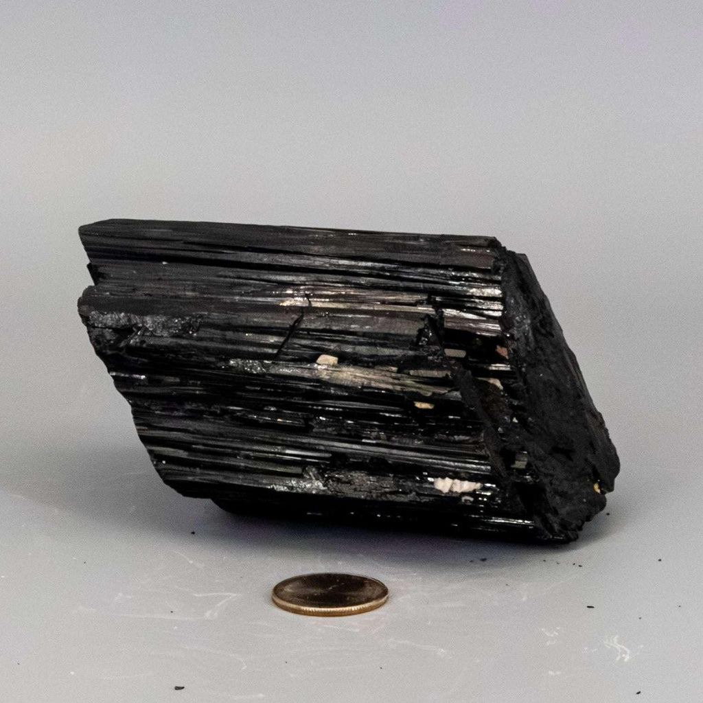 Black Tourmaline Crystal Raw Hunk Large Natural Stone Crystal Destiny