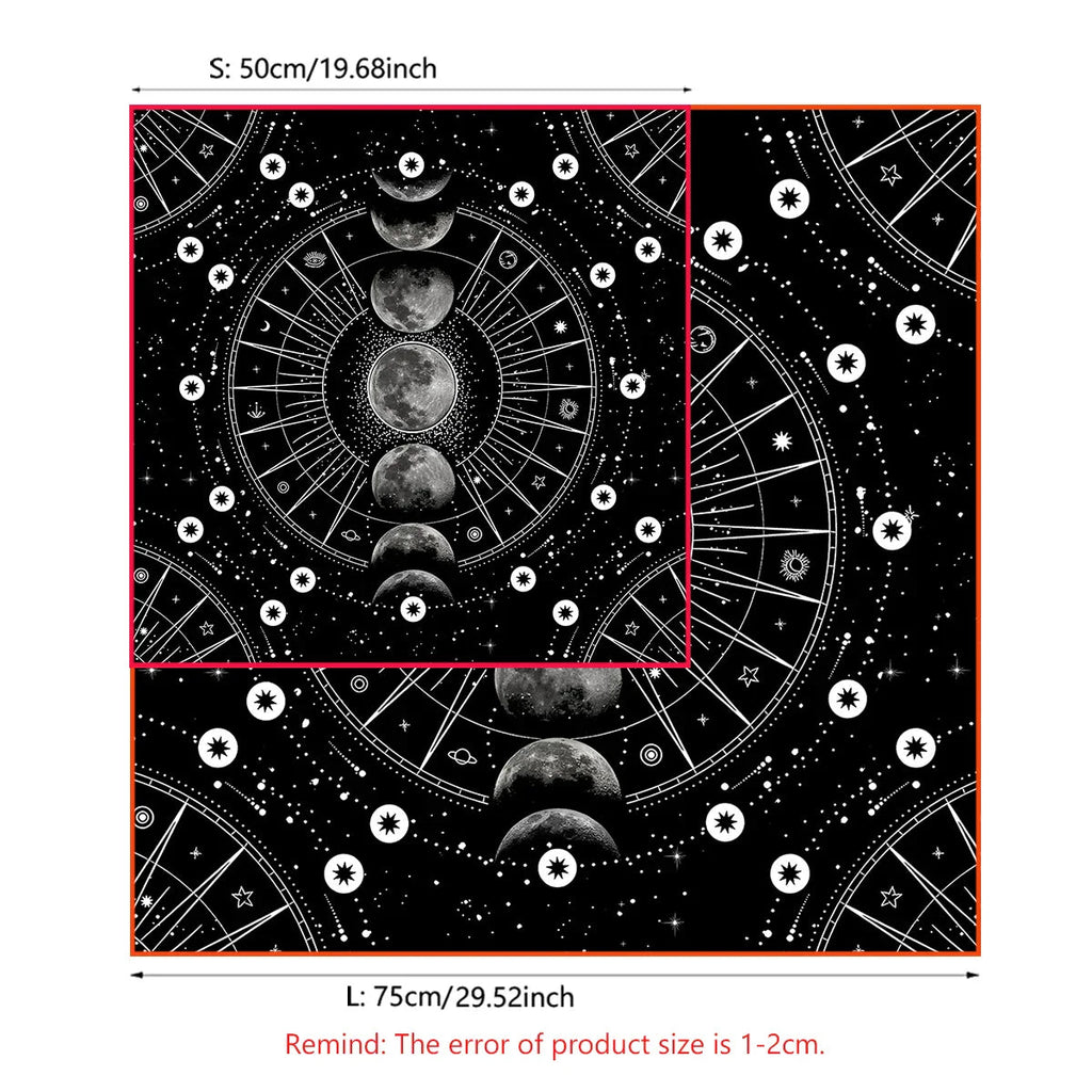 Moon Phase Altar Cloth Green Witch Creations