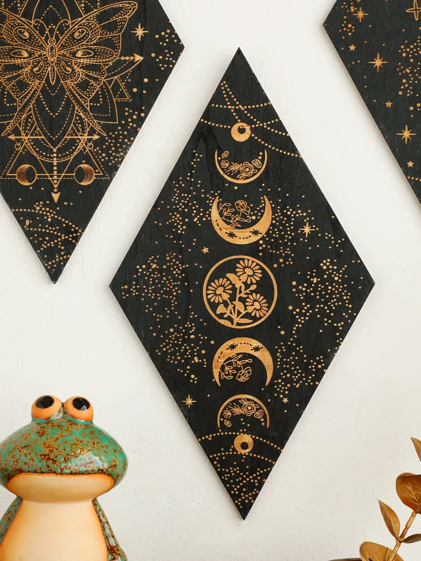 Moon Phase Wall Plaques Green Witch Creations