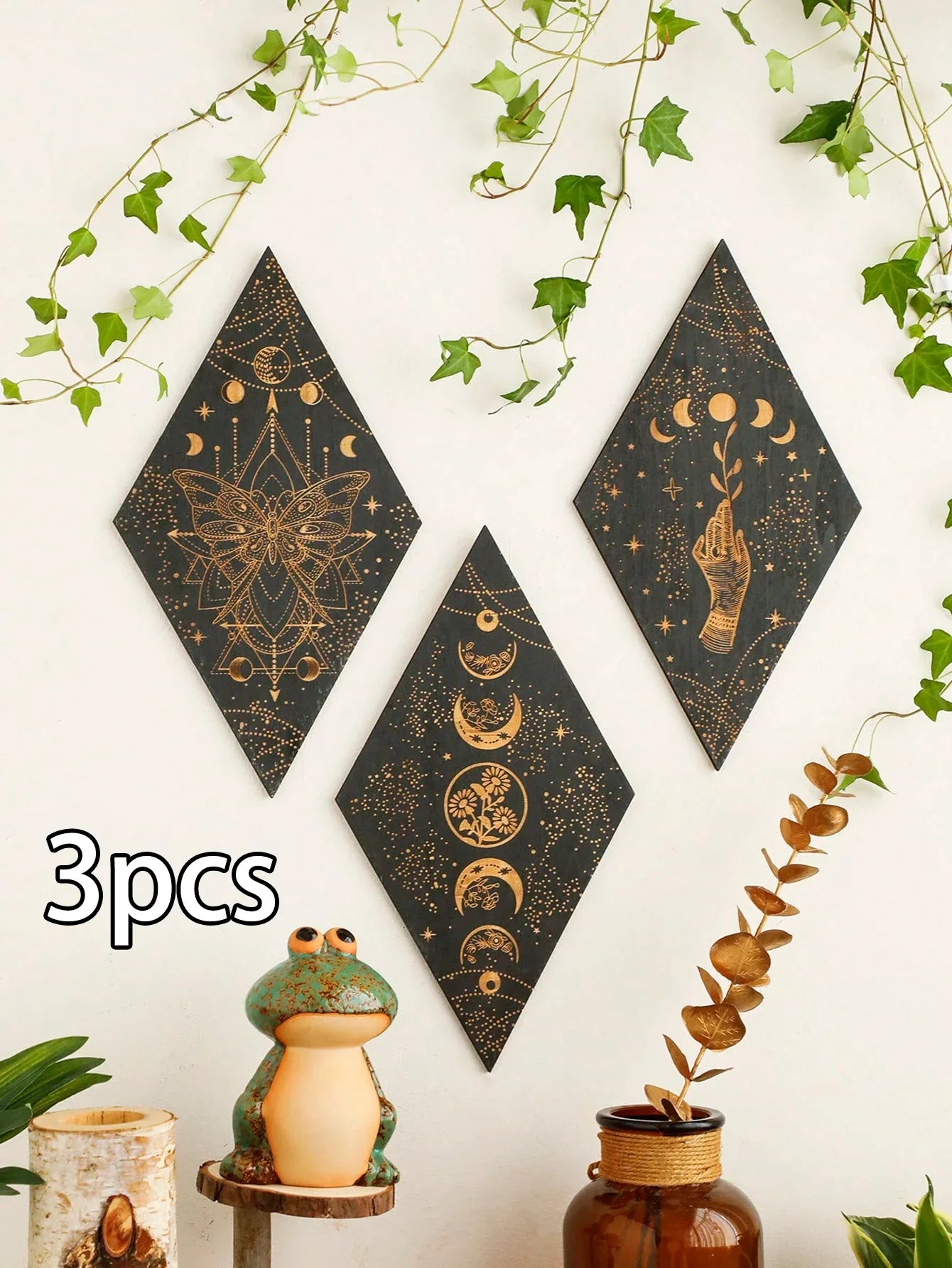 Moon Phase Wall Plaques Green Witch Creations