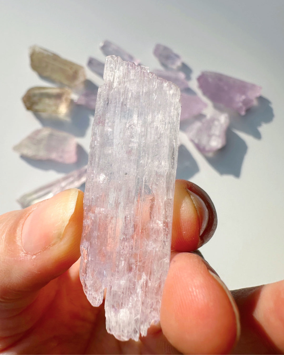 Raw Kunzite Baltic Mermaid