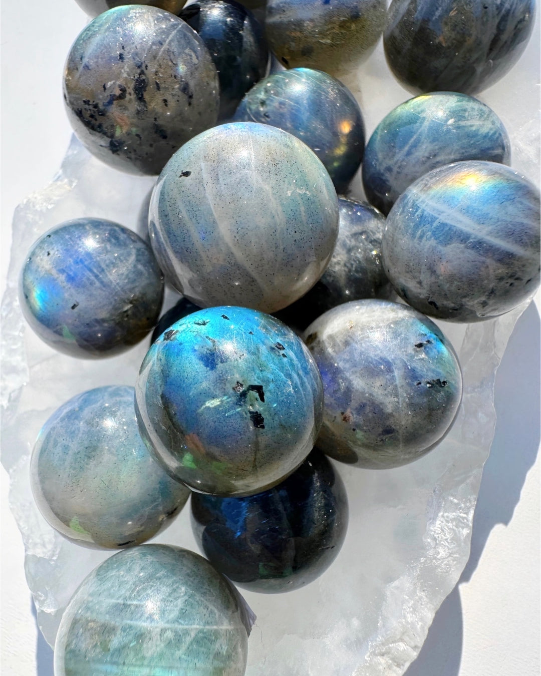 Labradorite Mini Spheres AAA Baltic Mermaid