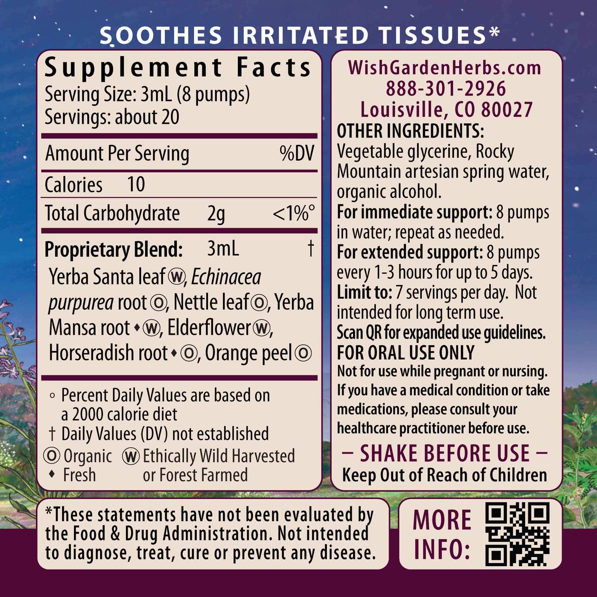 Kick-Ass Allergy & Sinus, Soother WishGarden Herbs