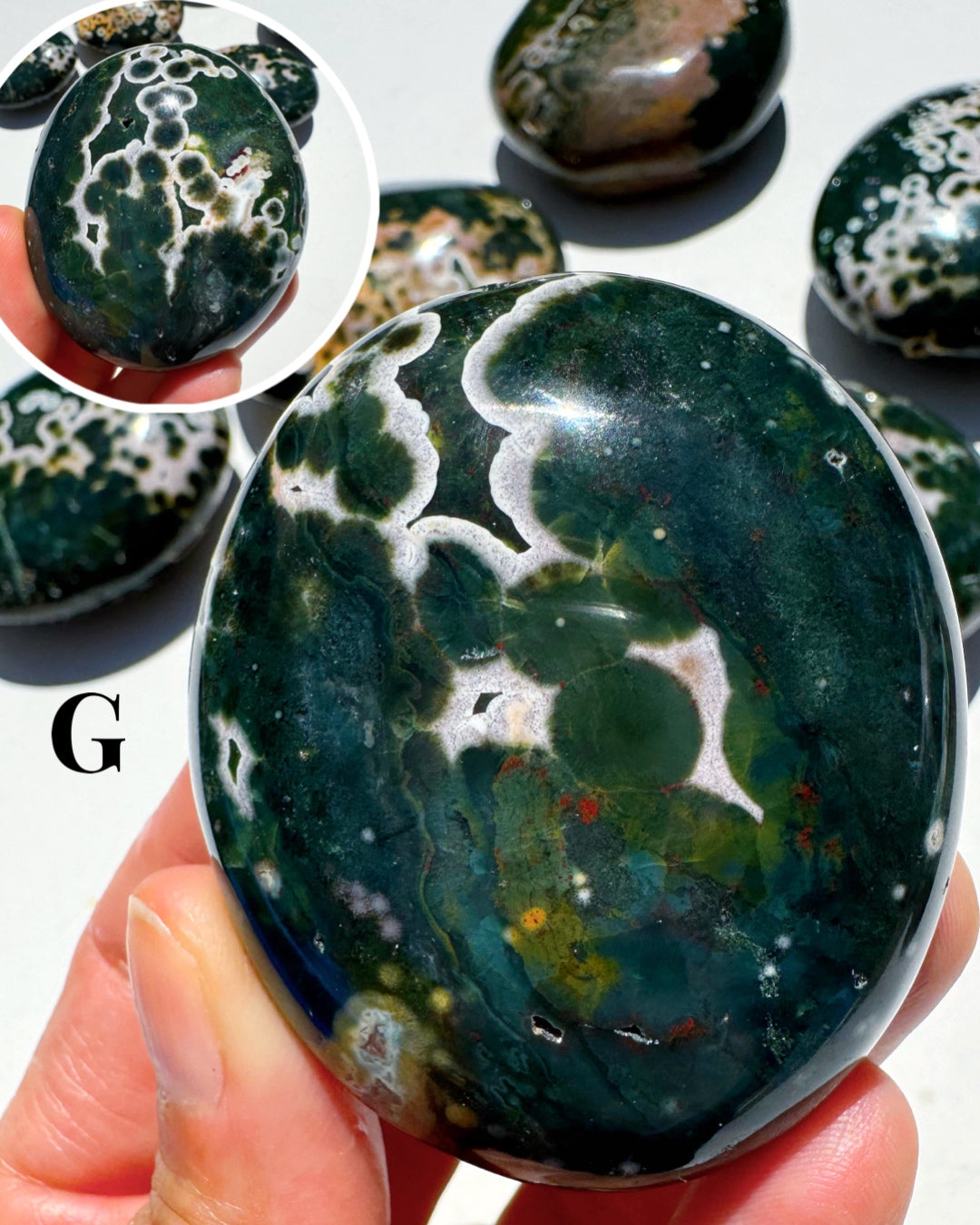 Ocean Jasper Palm Stones Baltic Mermaid