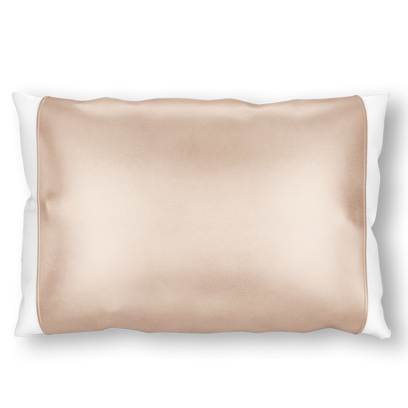 Champagne Silk Pillow Sleeve. Silked LLC