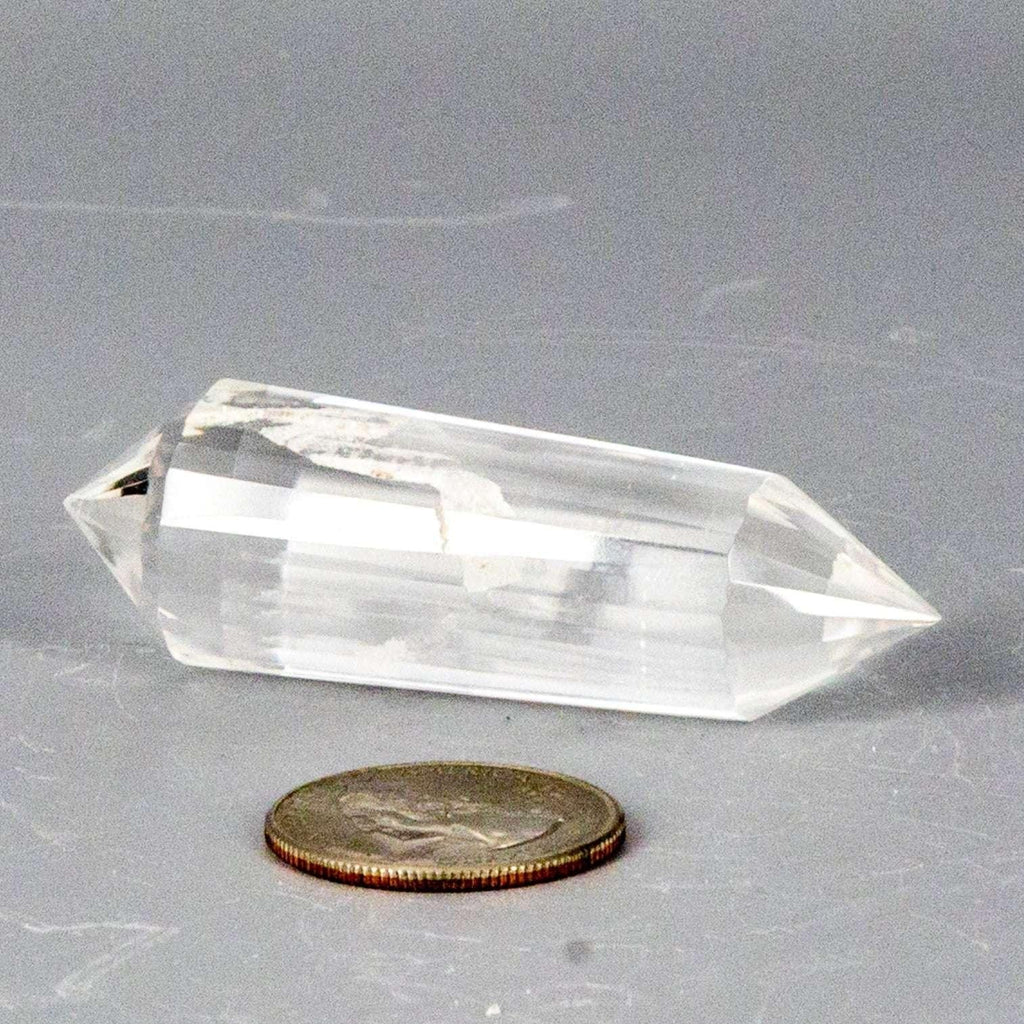 Clear Quartz Crystal 24-Faceted Vogel Wand Precision Crystal Destiny