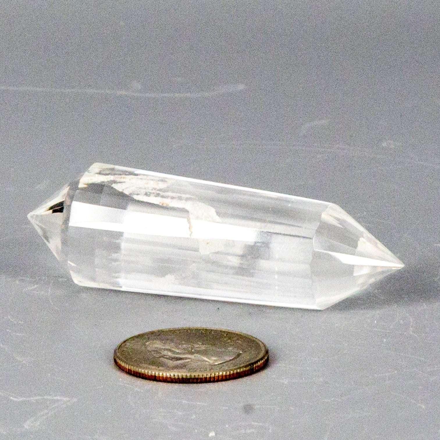 Clear Quartz Crystal 24-Faceted Vogel Wand Precision Crystal Destiny
