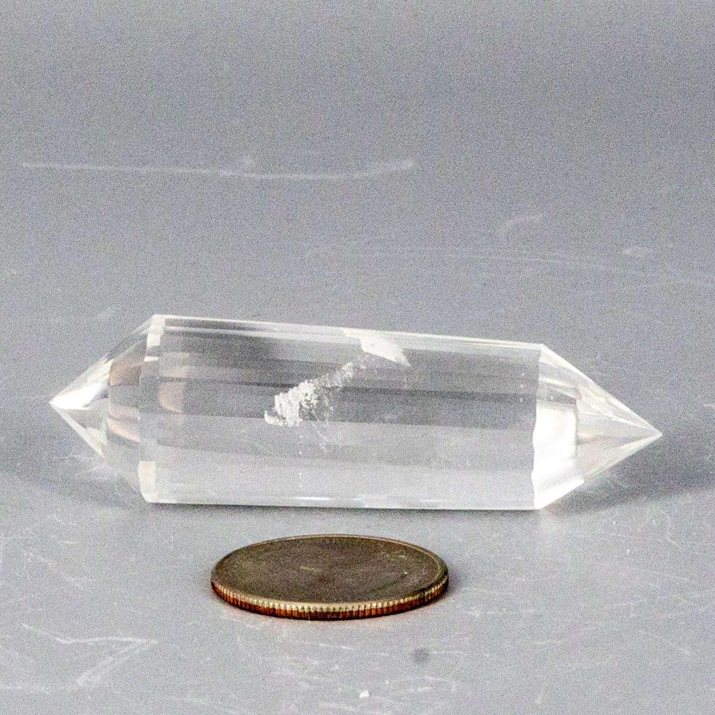 Clear Quartz Crystal 24-Faceted Vogel Wand Precision Crystal Destiny