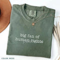 Comfort Colors® 'Big Fan of Human Rights' T-Shirt – Ironic Equality Statement Tee, Minimalist Social Justice Shirt, Essential Beliefs Top Pasimax