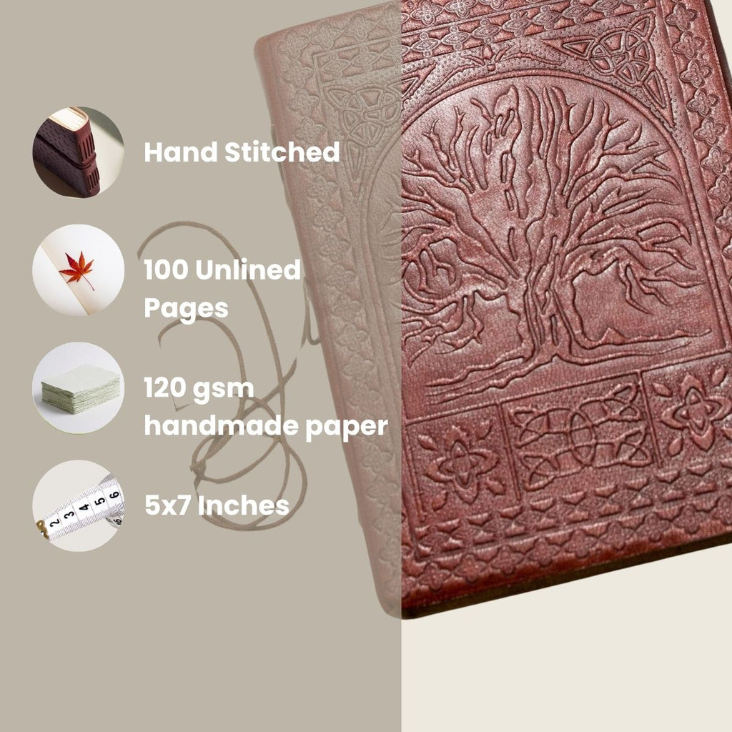 Tree Of Life Handmade Leather Journal Soothi