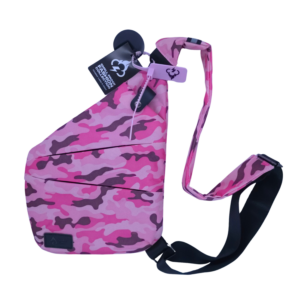 Essential Smell Proof Crossbody Bag - Fashionable, Discreet + Hidden Lock (FireBar Labs x PBAL) Safely Fashion Powered by FireBar Labs