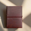 Rustic Dark Brown 5x7 Leather Journal - Unlined & Tree-Free Paper Soothi