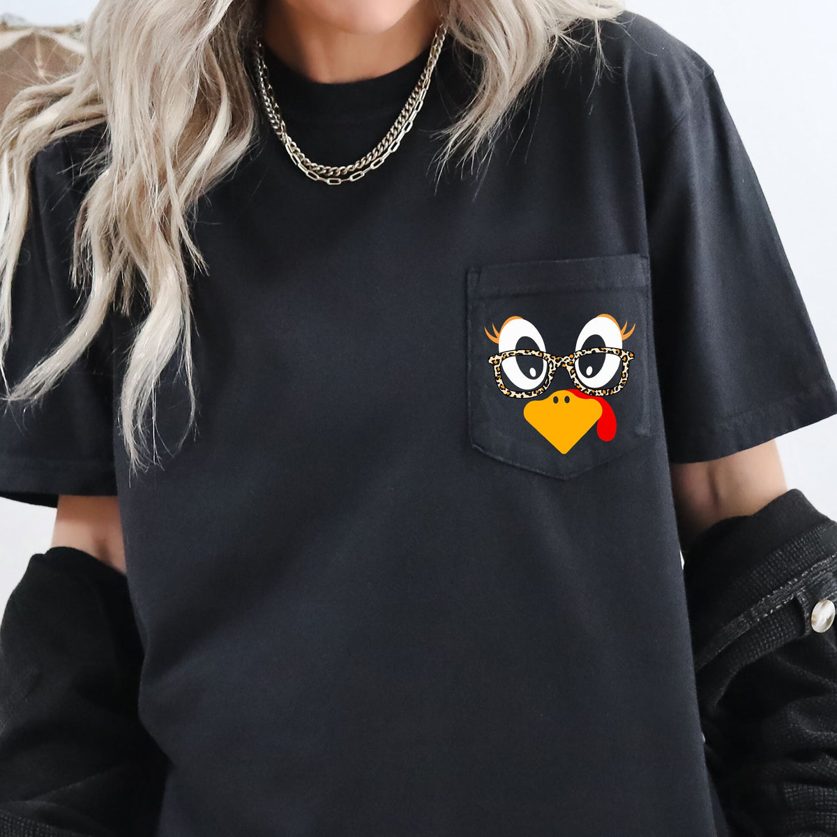 Cute Turkey, Teacher, Thanksgiving School Spirit Vintage Fall Print Comfort Colors Tee Refinery No. 1