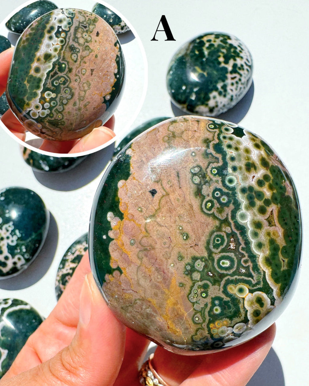 Ocean Jasper Palm Stones Baltic Mermaid