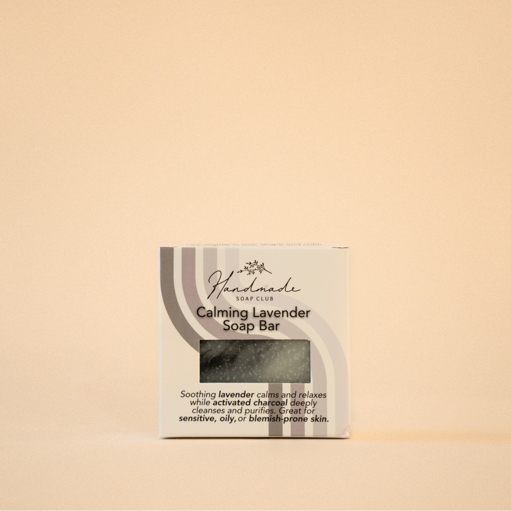 Calming Lavender Soap Bar Handmade Soap Club