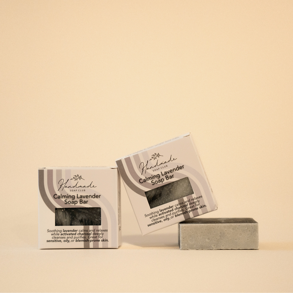 Calming Lavender Soap Bar Handmade Soap Club