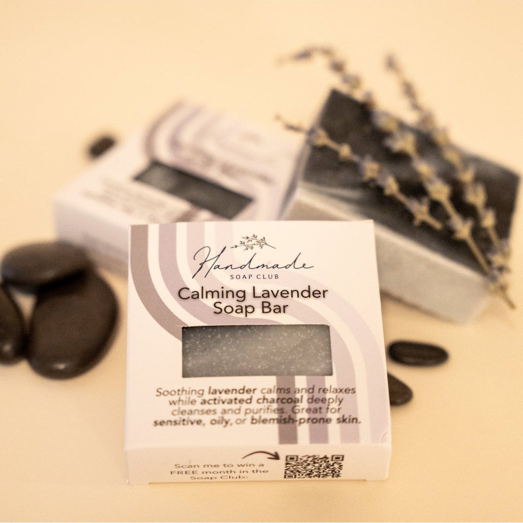 Calming Lavender Soap Bar Handmade Soap Club