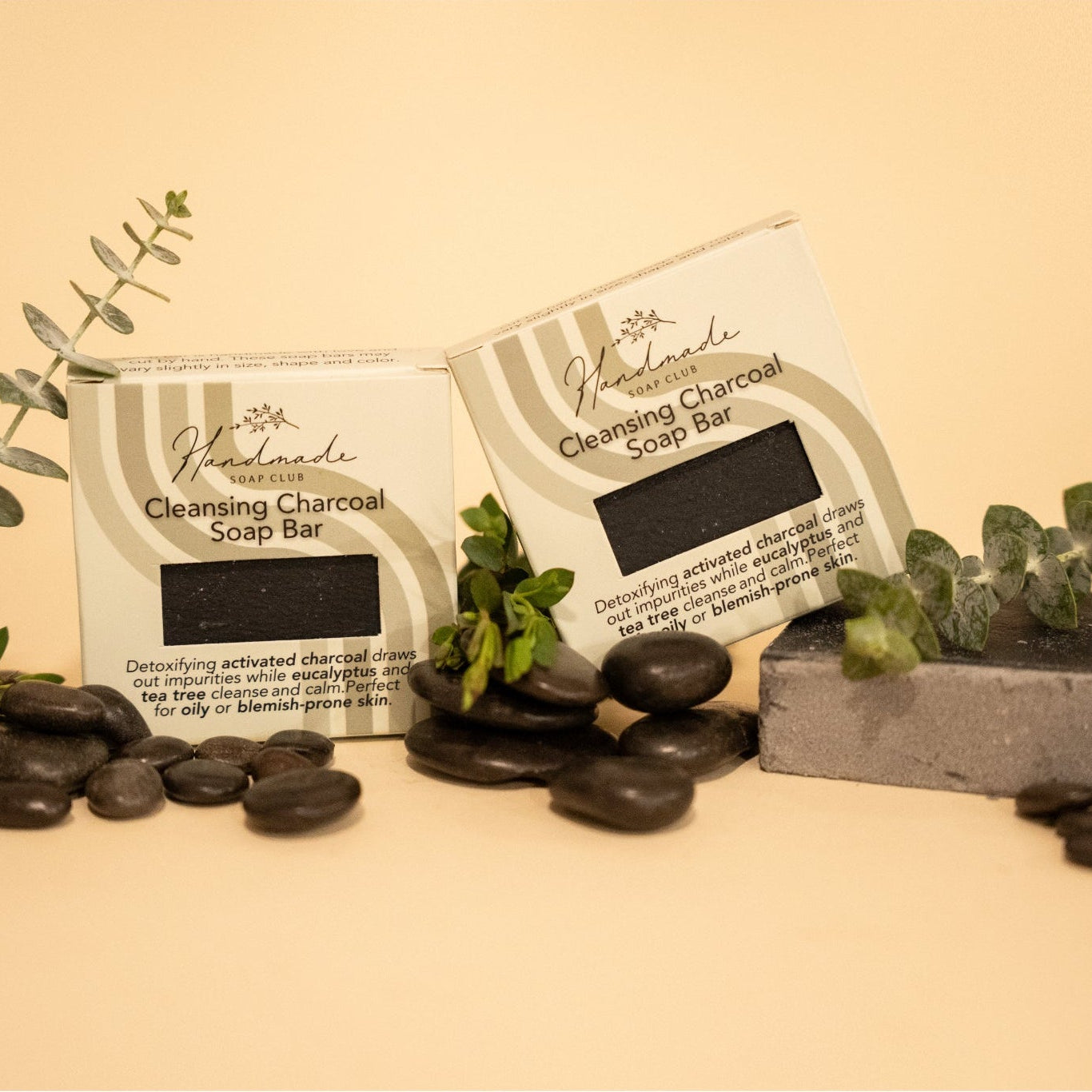 Cleansing Charcoal Soap Bar Handmade Soap Club