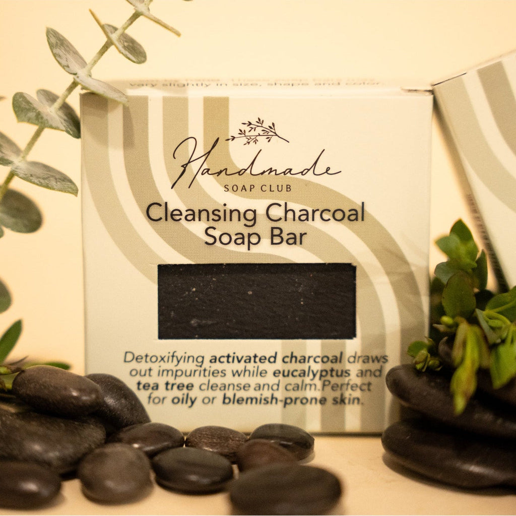 Cleansing Charcoal Soap Bar Handmade Soap Club