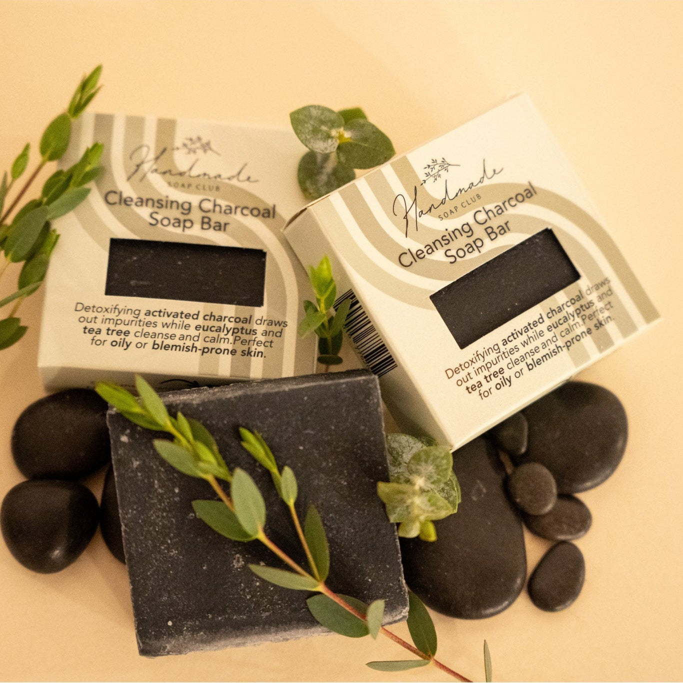 Cleansing Charcoal Soap Bar Handmade Soap Club