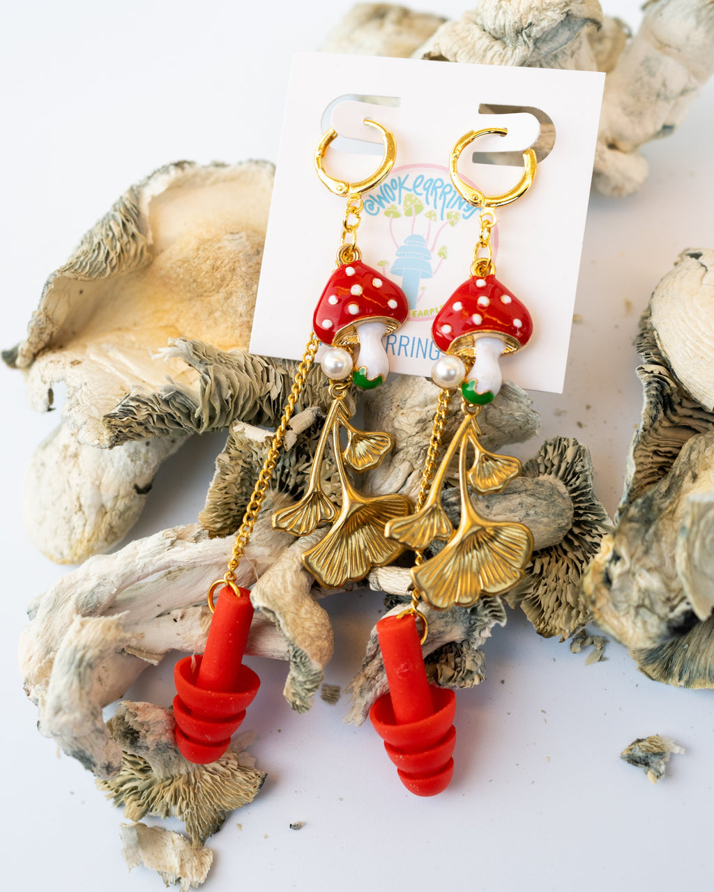 Amanita Earplug Earring Wook Plugs
