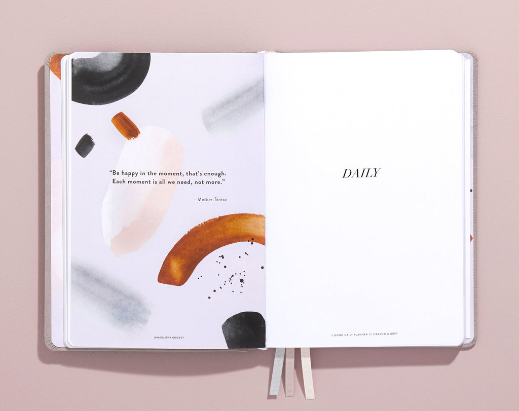 A Good Daily Planner (6-months undated) Harlow & Grey