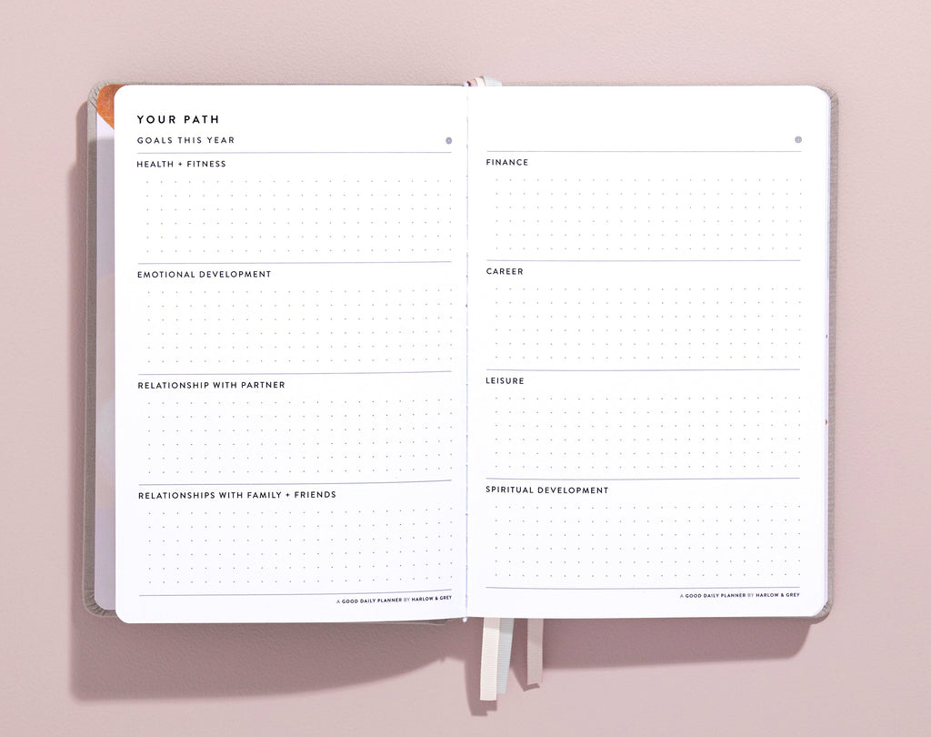 A Good Daily Planner (6-months undated) Harlow & Grey