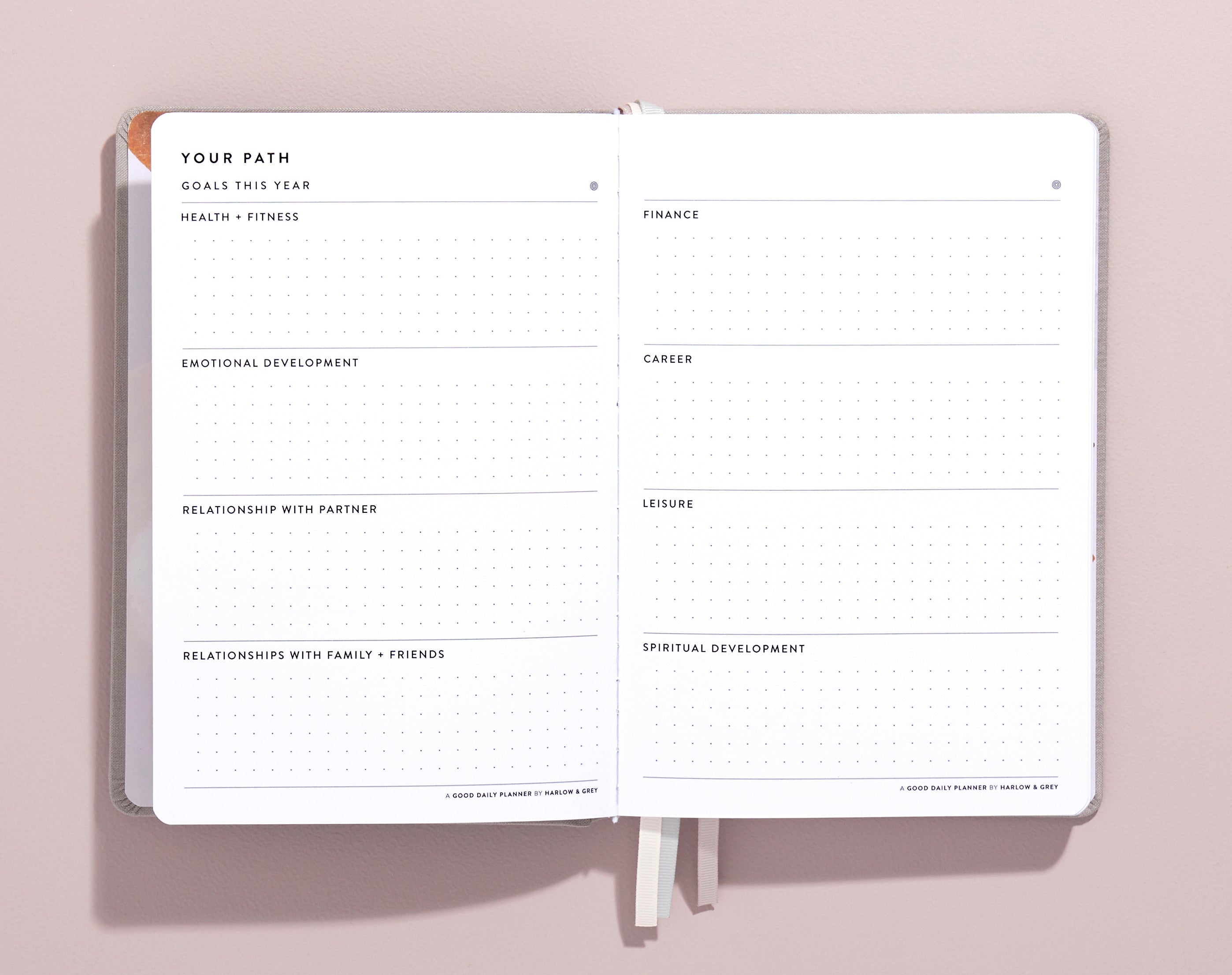 A Good Weekly Planner (12-Months Weekly Undated Planner) Harlow & Grey