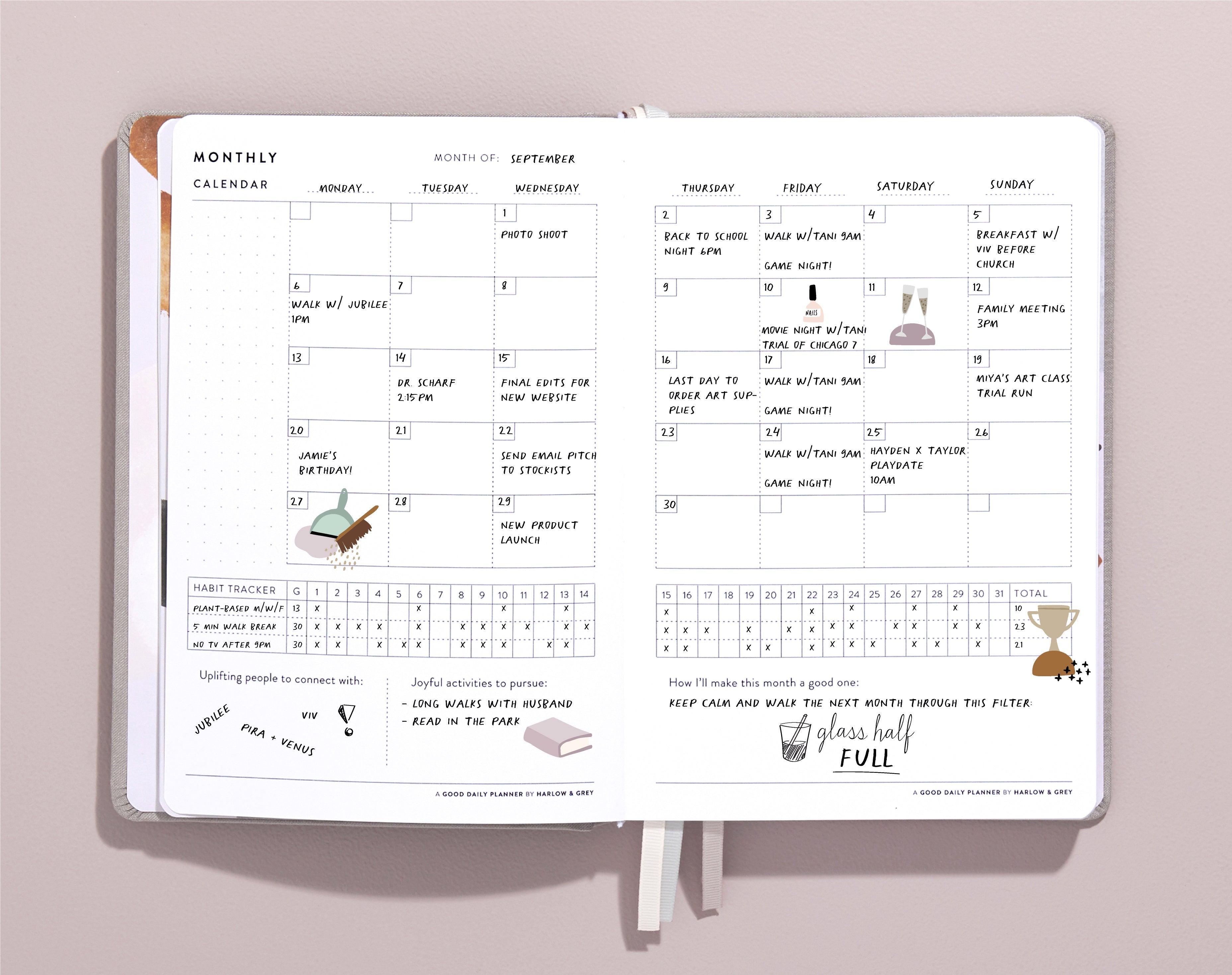A Good Daily Planner (6-months undated) Harlow & Grey