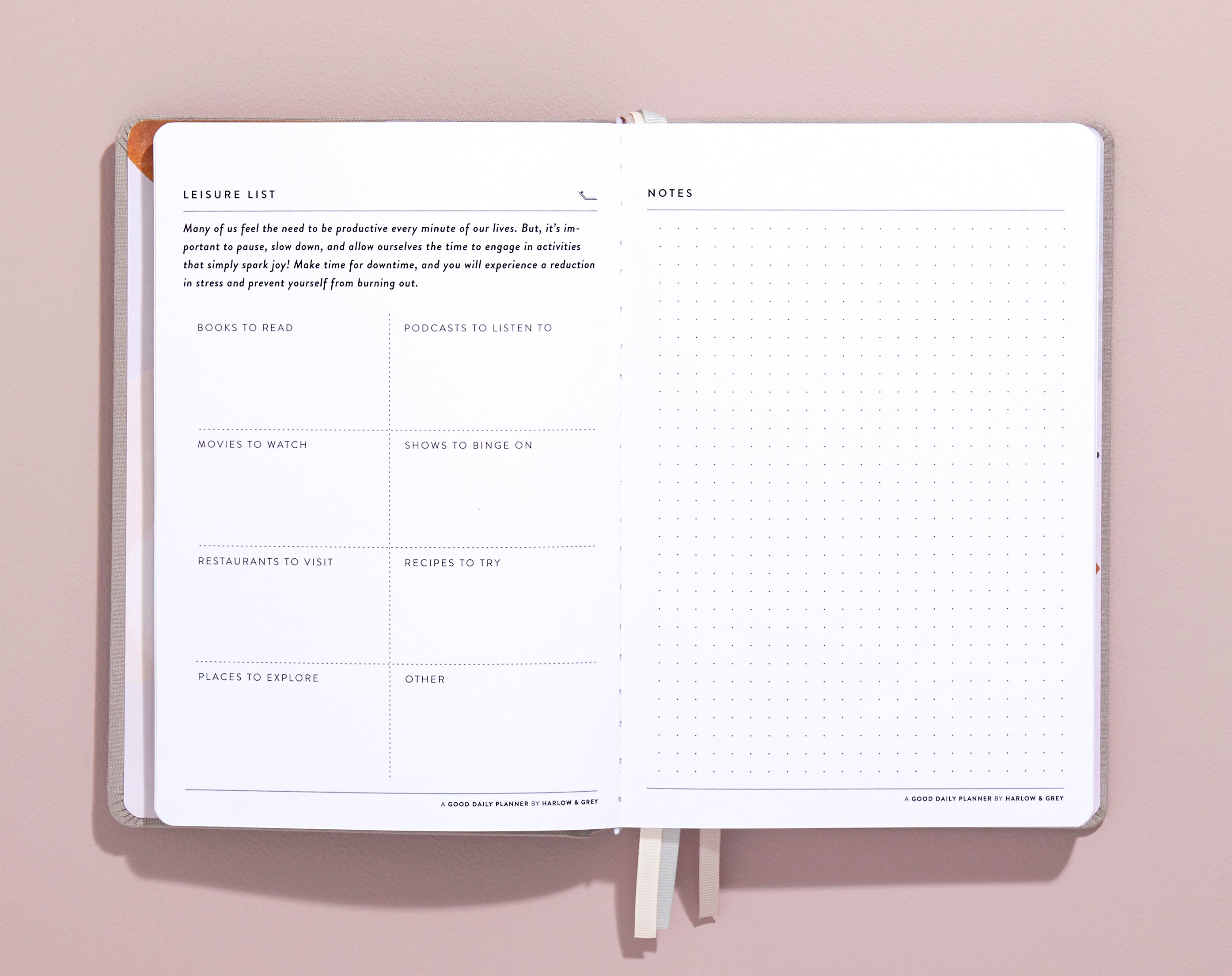 A Good Daily Planner (6-months undated) Harlow & Grey