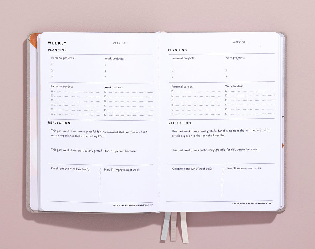 A Good Daily Planner (6-months undated) Harlow & Grey