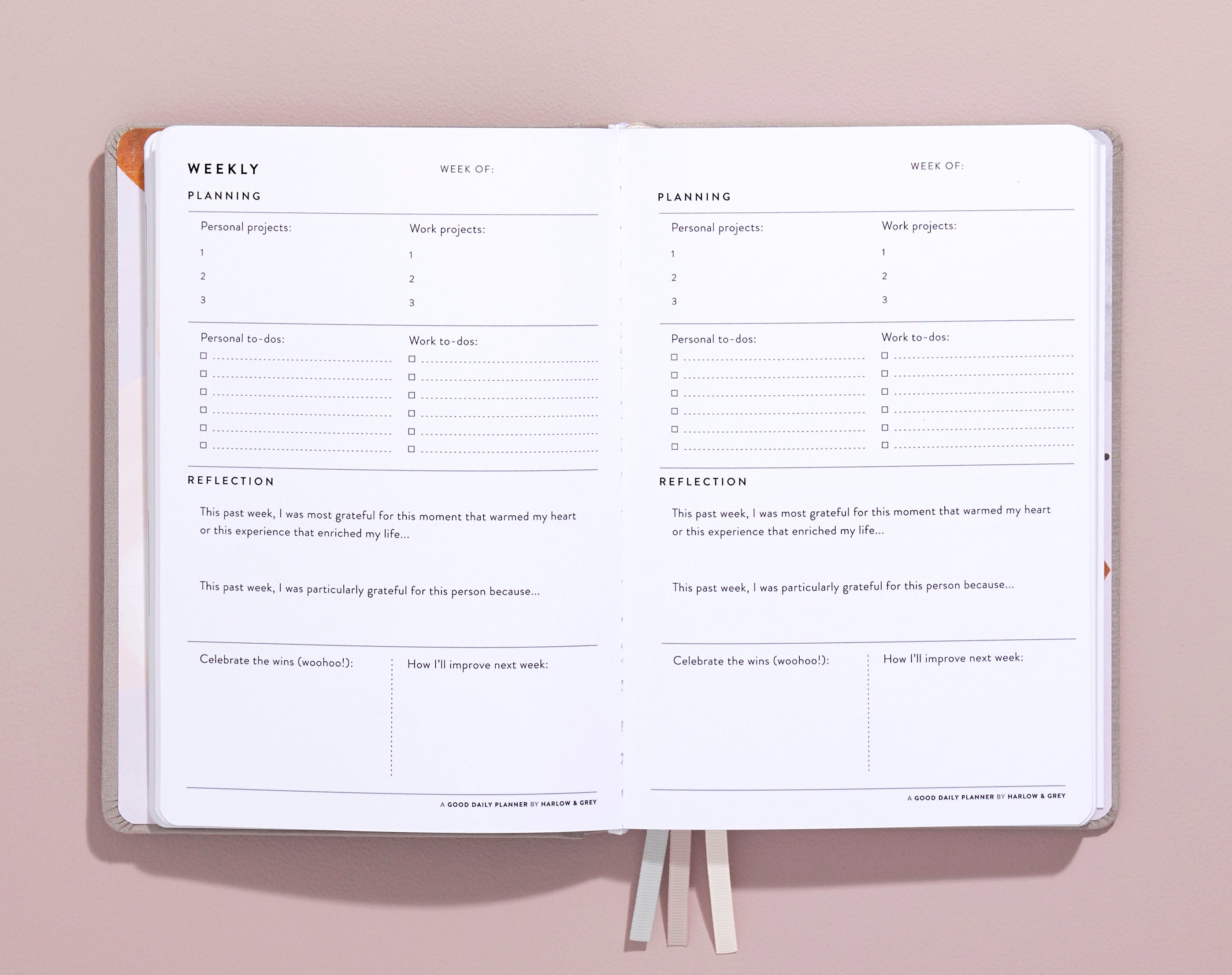 A Good Daily Planner (6-months undated) Harlow & Grey