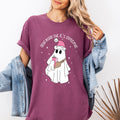 Dead Inside But It's Christmas Ghost Bougie Santa Xmas Graphic Quote Comfort Colors Tee Refinery No. 1