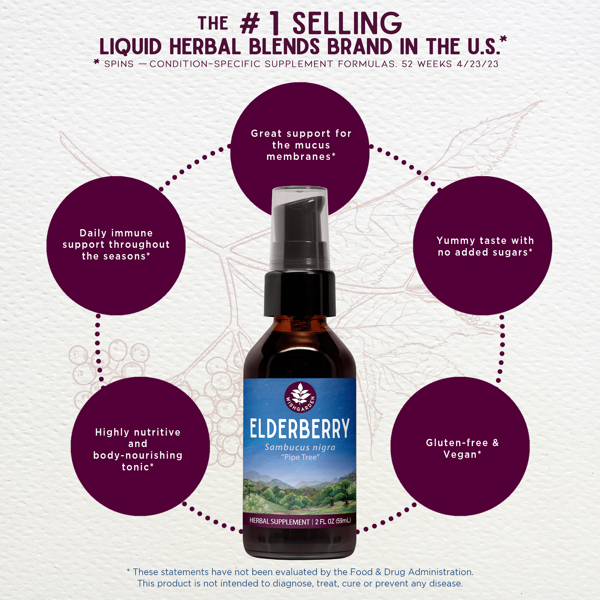 Elderberry Tincture WishGarden Herbs