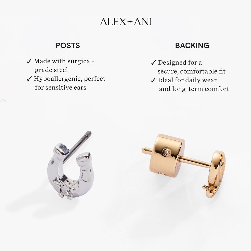 Sunflower Huggie Hoop Earrings ALEX AND ANI