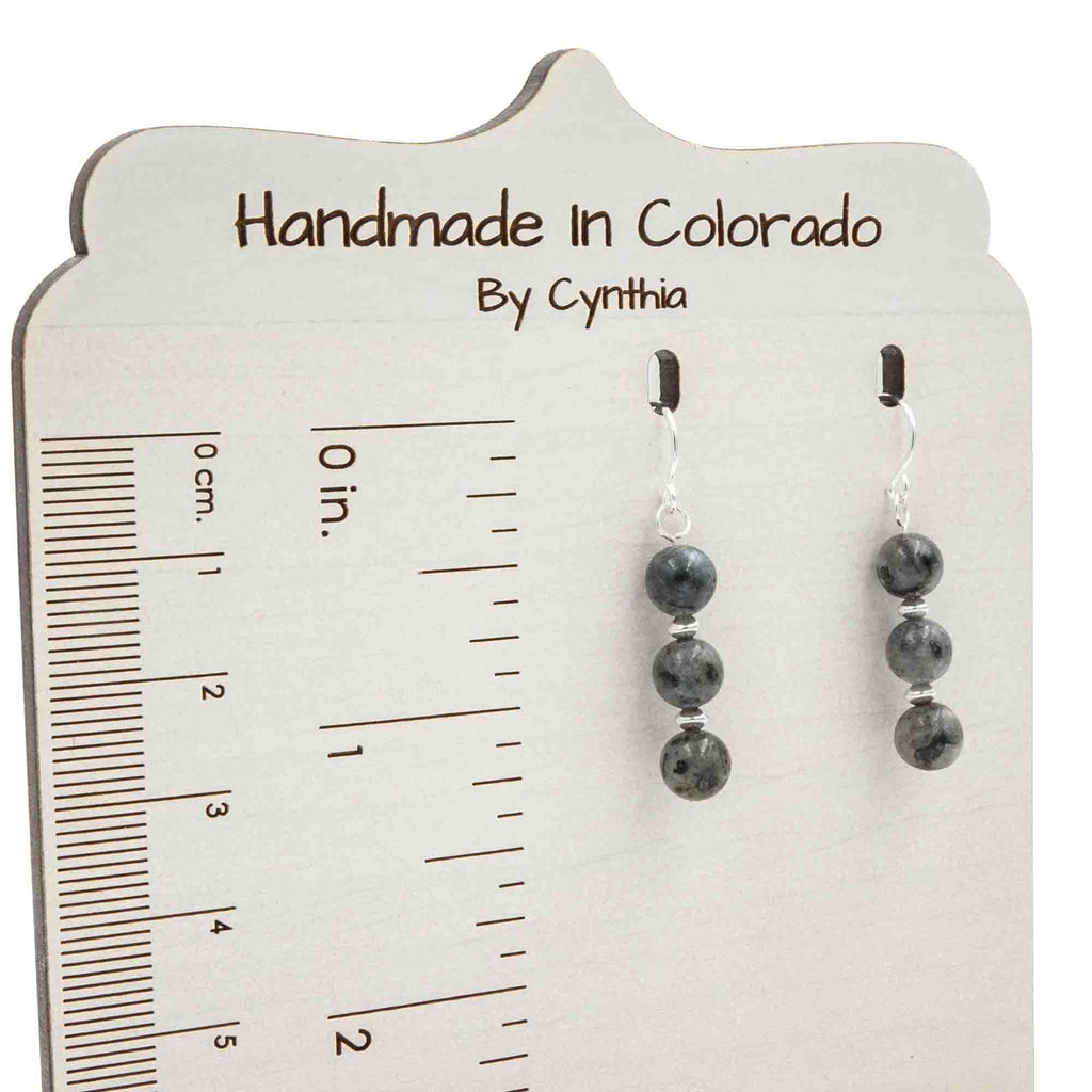 Stacked Black Moonstone Earth Song Jewelry