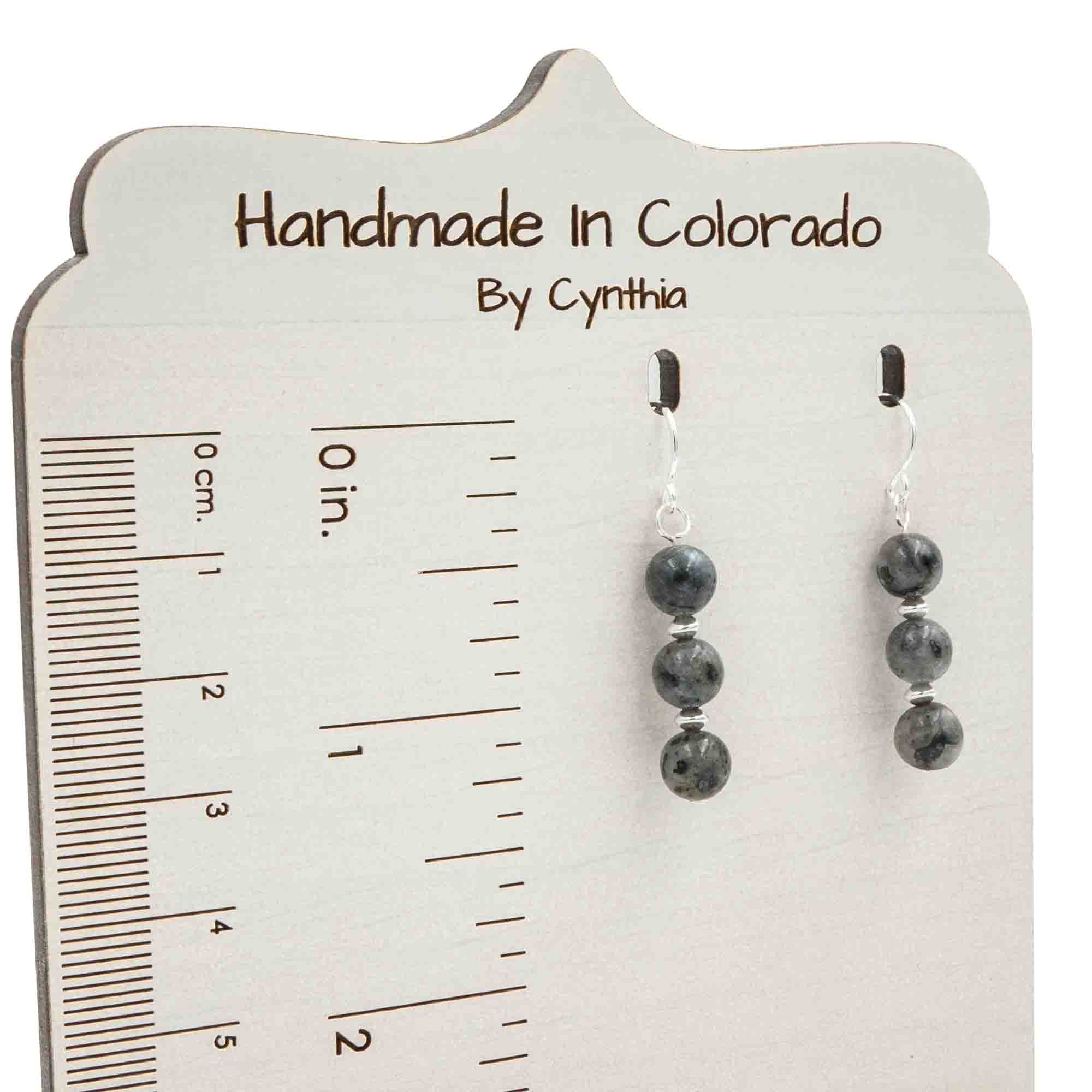 Stacked Black Moonstone Earth Song Jewelry
