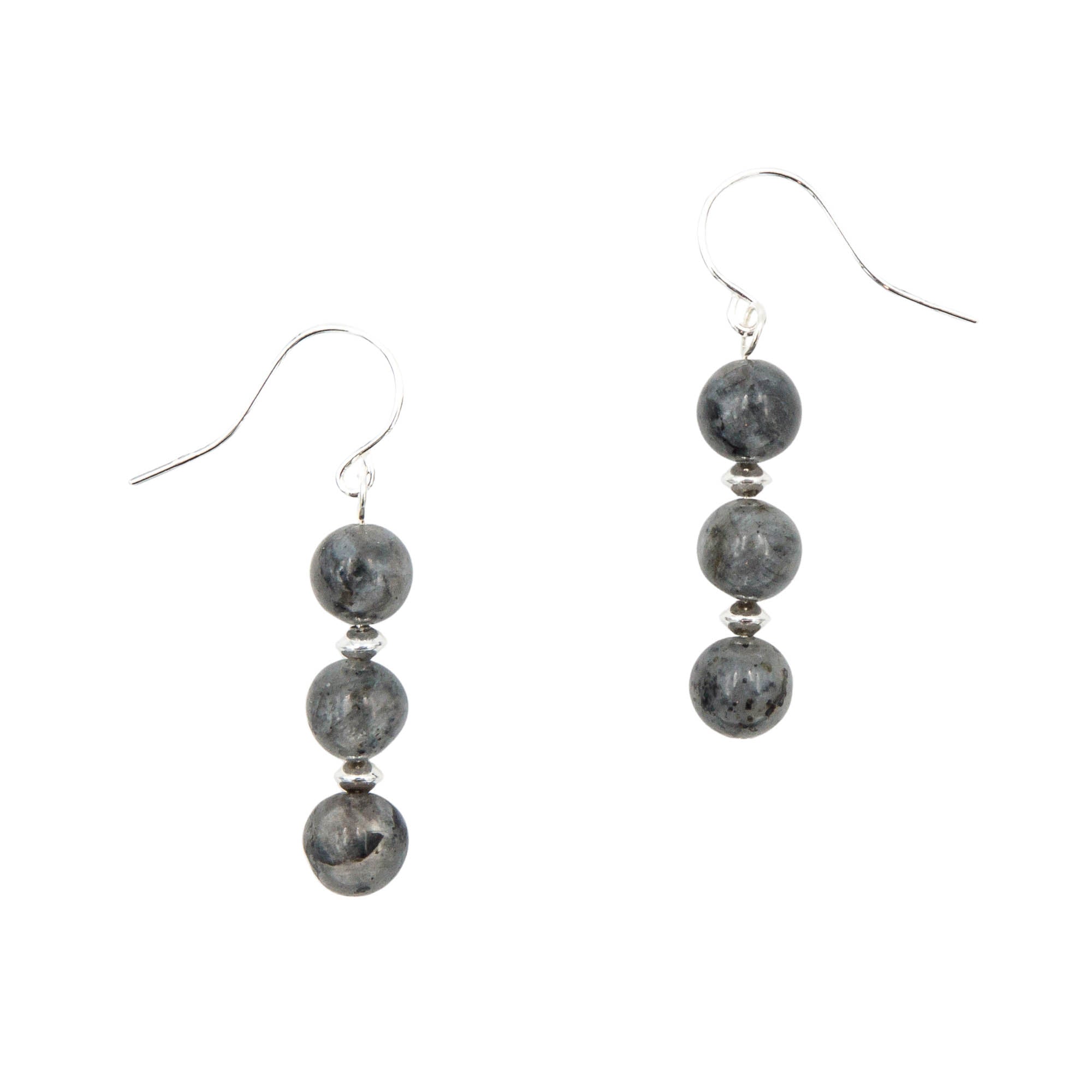 Stacked Black Moonstone Earth Song Jewelry