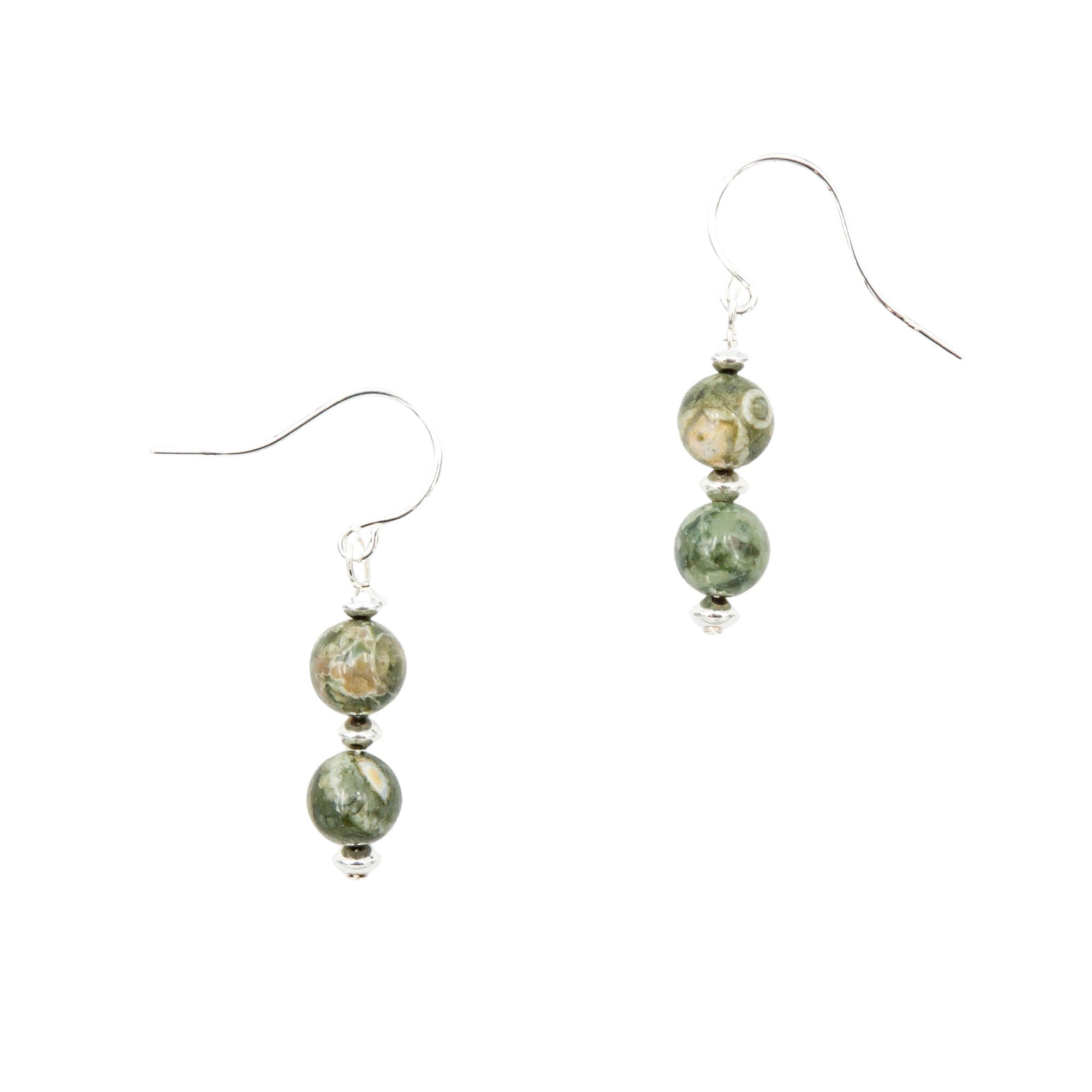 Rainforest Jasper ~ Necklace & Earrings Set Earth Song Jewelry