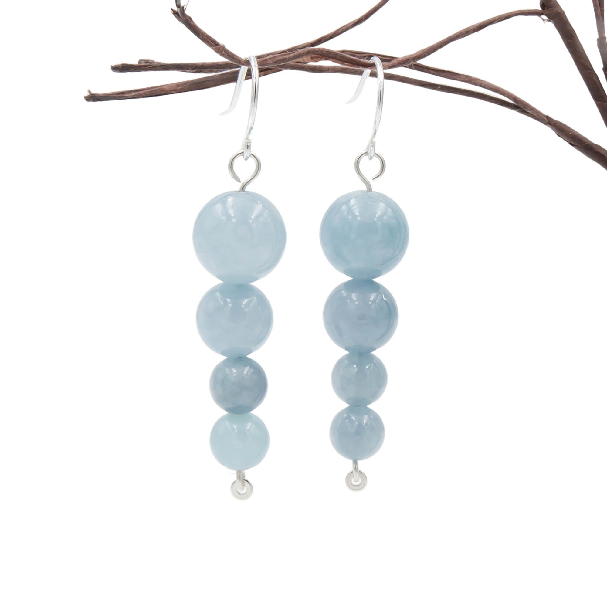 Aquamarine Pendulums Earth Song Jewelry
