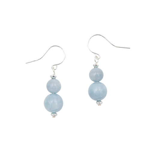 Blue Sky Aquamarine ~ Necklace & Earrings Set Earth Song Jewelry
