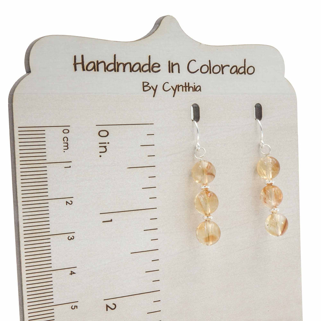 Stacked Golden Citrine Earth Song Jewelry