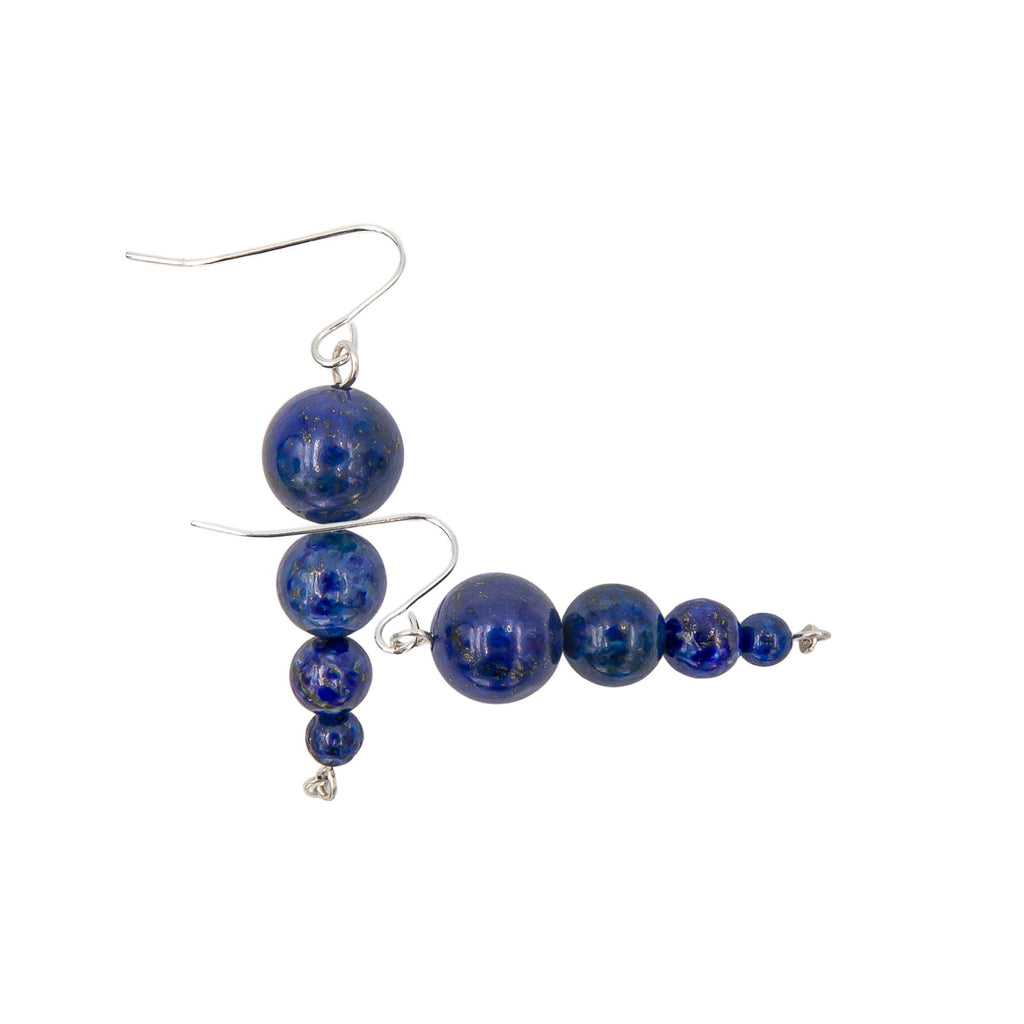 Lapis Lazuli Pendulums - Necklace & Earrings Set Earth Song Jewelry