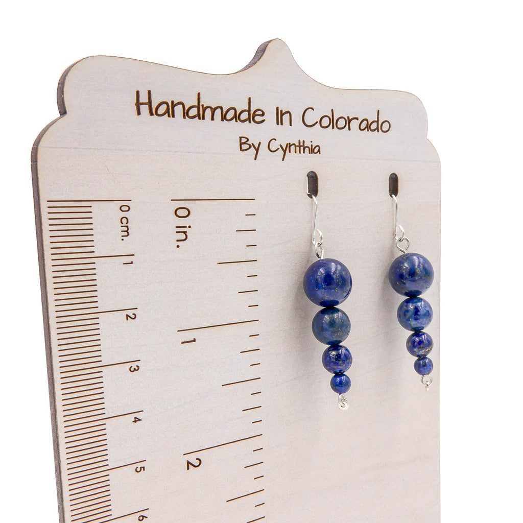 Lapis Lazuli Stacked Pendulums Earth Song Jewelry