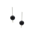 Onyx Hammered Silver Sticks Earth Song Jewelry